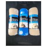 3 pet blankets