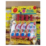 12 packs 8 ct each happy birthday blowouts