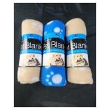 3 pet blankets