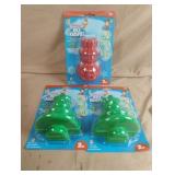 Rice Krispies 3D snowman and tree molds. 3 total