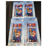 4 packs of Mario kart study sets