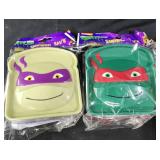 2 Teenage mutant ninja turtles sandwich keepers