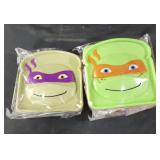 2 Teenage mutant ninja turtles sandwich keepers