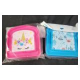 2 sandwich keepers, unicorn and sea life