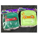 2 Teenage mutant ninja turtles sandwich keepers