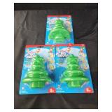 Rice krispie 3D treat molds, christmas trees