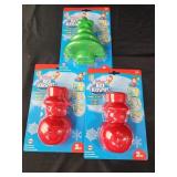 Rice krispie 3D treat molds, christmas tree and