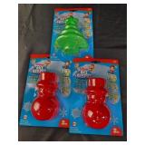 Rice krispie 3D treat molds, christmas tree and