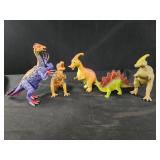 5 Dinosaur figure toys