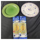 11" decorative plates and plate wall hangers,