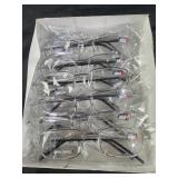 12 pair +2.50 reading glasses