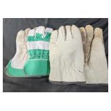 2 pair work gloves