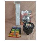 Plastic paper towels holder, steamer basket, corn