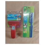 Pet trimmer and hair removal brush