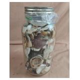 1/2 gal jugs of seashells