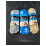3 pet blankets
