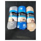 3 pet blankets