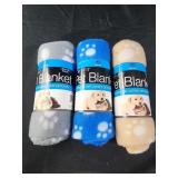 3 pet blankets