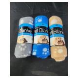 3 pet blankets