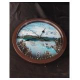 Nature is Perfection wall clock. Works 10"