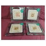 Tile trivets 6 x 6. 1 is missing a foot