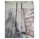 Vintage golf clubs
