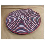 Patriotic placemats.2 swirly and 6 with the blue