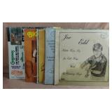 Vintage records including Joe Edd, The World