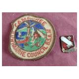 Uwharrie Council Boy Scout badge and Ever