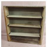 Handmade wood shelf 13.5 x 2.5 x 14