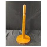 Wood paper towel holder 15" tall