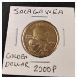 2000P Sacagawea gold $1 coin