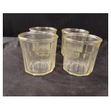 Vintage French Jam Jars 500 ml. Set of 4