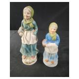 Vintage Farmer Country Old Woman Porcelain