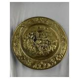 Decorative Platter Gold Colored