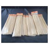 12 packs bamboo skewers 100 each pk