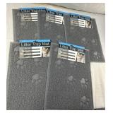 Lot of 5 Cat Litter Mats