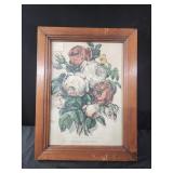 12.5x16.5 framed print Roses of May by Currier