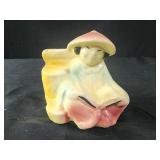 Vintage Mid Century Shawnee Chinese Girl Reading