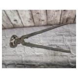 Vintage blacksmith tongs