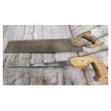 Vintage hand saws