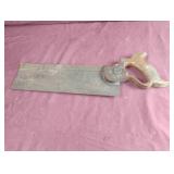 Disston miter box saw 12"