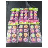 6 packs 8 ct ea SHOPKINS PENCIL SHARPENERS
