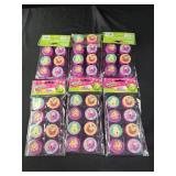 6 packs 8 ct ea SHOPKINS PENCIL SHARPENERS