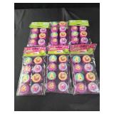 6 packs 8 ct ea SHOPKINS PENCIL SHARPENERS
