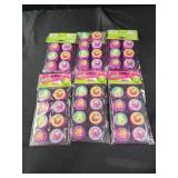 6 packs 8 ct ea SHOPKINS PENCIL SHARPENERS