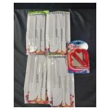 4 packs 3 pc spatula set, bread crust remover