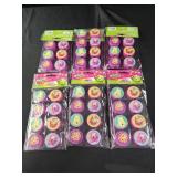 6 packs 8 ct ea SHOPKINS PENCIL SHARPENERS