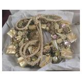 Gold wreath 12"