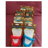 Smiling mouth dog squeak toy. 12 total